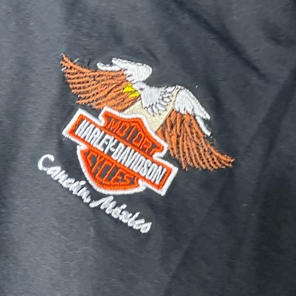 Black Harley Davidson Motorcycles Logo Graphic Tank Top - Picture 4 of 5